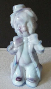 BOYD GLASS CHUCKLES THE CLOWN, PURPLE SLAG 4" H FIGURINE - Picture 1 of 3