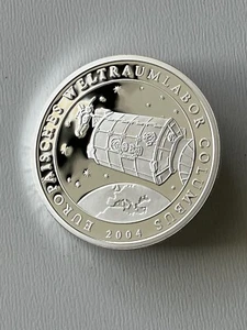 Sonder-Gedenkprägung zu der 10 Euro Münze 2004 Europ. Weltraumlabor Columbus 514 - Bild 1 von 9