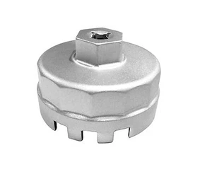 FORGED ALUMINUM OIL FILTER WRENCH 64MM X 14 FOR TOYOTA 4 Cylinder engines - Picture 1 of 3