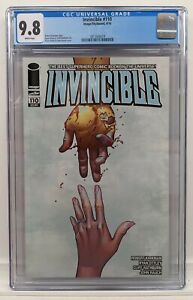 INVINCIBLE #110 CGC 9.8 White Pages Image Controversial Rape Issue - Kirkman
