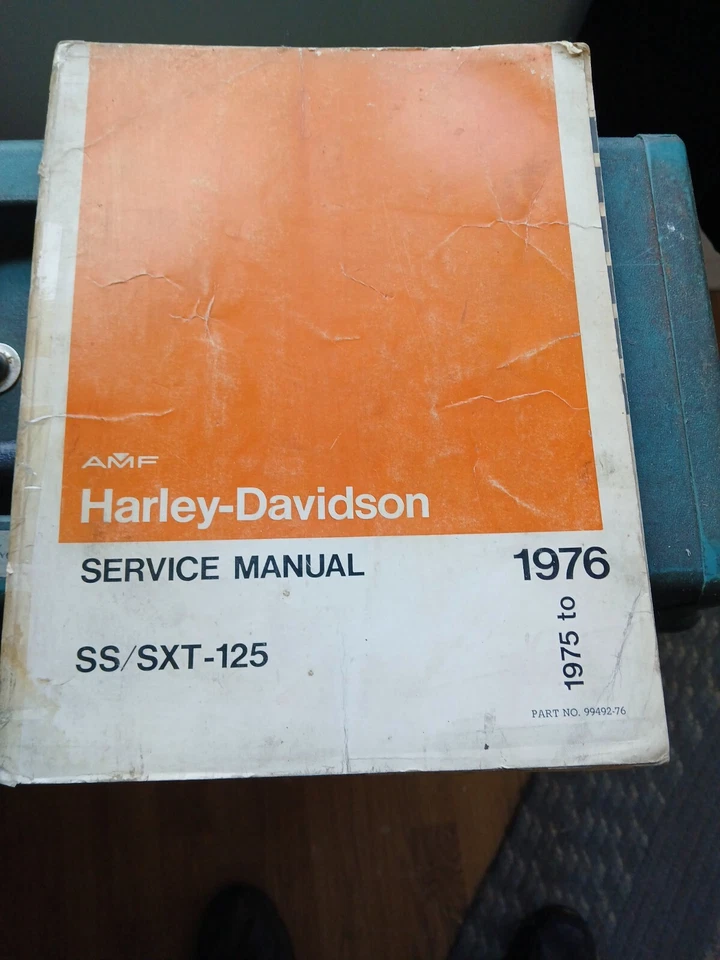 Harley-Davidson SS-125 SXT-125 1976 Sprint manual de reparación de taller de motocicletas Foto 1 de 1