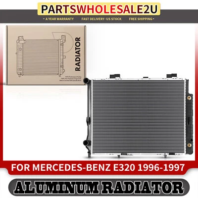 Auto trans Radiator w/ Trans Oil Cooler for Mercedes-Benz E320 1996-1997 3.2L - Image 1 of 4