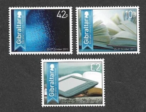 Gibraltar Literary Festival mnh Set 2013 Keyboard Braille Papier - Bild 1 von 1