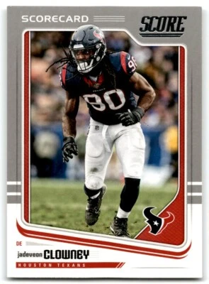 2018 SCORE SCORECARD JADEVEON CLOWNEY HOUSTON TEXANS #130 - Image 1 of 2