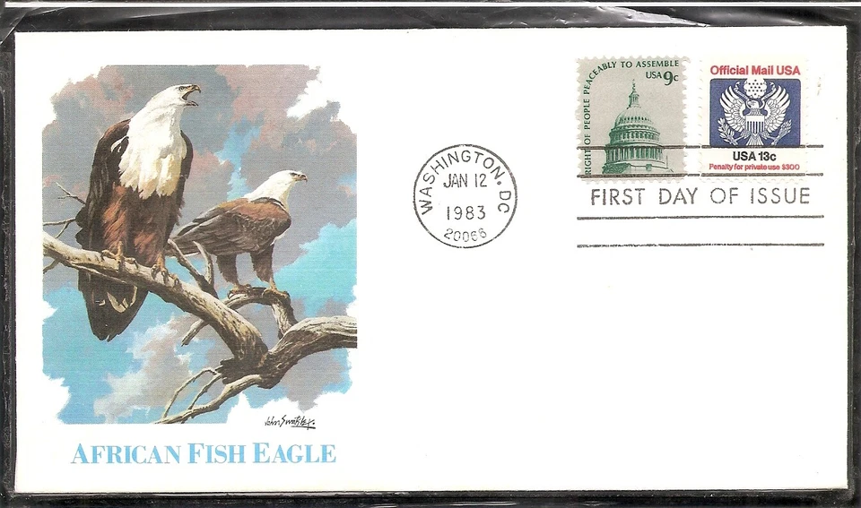 US SC # O129 Official Mail USA FDC.  Fleetwood Cachet. - Image 1 of 1