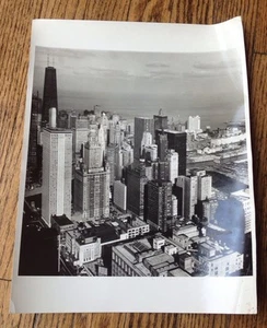 Foto von Chicago Stadtansicht 1960er Jahre... 14-1/4" x 11-1/4" - Bild 1 von 3