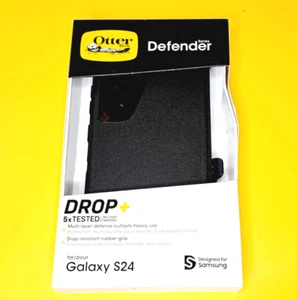 🔥BRAND NEW🔥 OTTERBOX DEFENDER SERIES CASE BLACK SAMSUNG GALAXY S24 W/ HOLSTER - Photo 1 sur 9