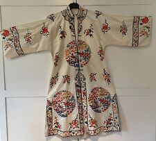 VTG 1930 Chinese Silk Embroidered Robe-Rare Find!