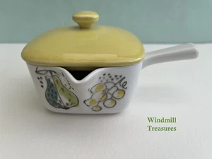 VINTAGE SCANDI RORSTRAND SWEDEN GRANADA - 32 - MARIANNE WESTMAN SAUCE DISH & LID - Picture 1 of 9