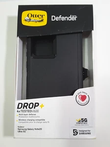OtterBox Defender Hard Case & Holster for Samsung Galaxy Note20 Ultra 5G - Black - Zdjęcie 1 z 19
