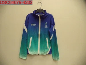 NWOT - Unisex Kids Blue Ombre GGU NPGA Track Jacket, Size Youth L - Picture 1 of 8