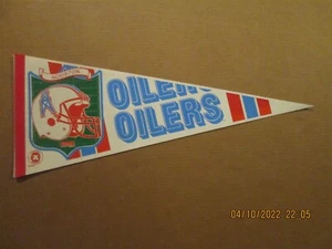 NFL Houston Oilers Vintage Defunct 1990's Central Division Team Logo Pennant - Picture 1 of 1