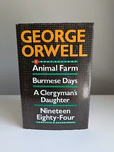 Vintage 1989 George Orwell 4 Novels In 1 Book Hardcover Collectable Classic - Picture 1 of 9