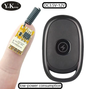 Mini interruptor de relé inalámbrico RF botón pulsador remoto 3.7V-12V hogar inteligente - Imagen 1 de 15