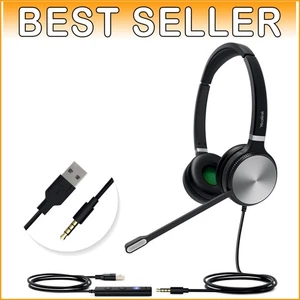 Lightweight UH36 USB Headset for PC and Laptop: Comfort and Clarity Combined - Picture 1 of 10