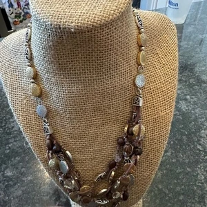 Brighton Halskette Gold und Silber mehrsträngig Rivera - Bild 1 von 3