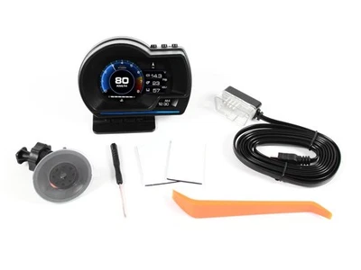 Digitalazeige Tacho Display OBD + GPS Ladedruck Öltemperatur Beschleunigungstest - Bild 1 von 4