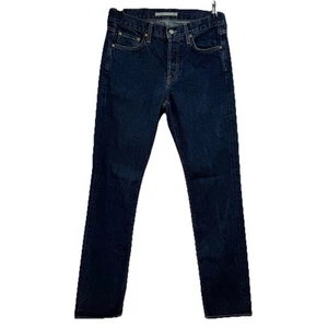 VINCE Slim Straight Jeans Men 30 USA Dark Wash Button Fly - Picture 1 of 11