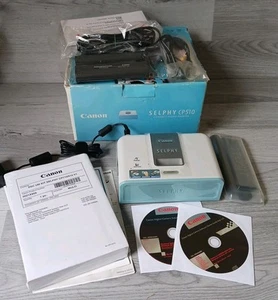 Canon Selphy CP510 Compact Photo Printer Pictbridge Box Opened Never Used - Afbeelding 1 van 24