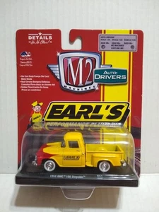 M2 MACHINES AUTO DRIVERS 1958 GMC 100 STEPSIDE PICKUP TRUCK EARLS PERFORMANCE - Picture 1 of 8
