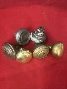 Lot of metal Door knobs, 6 pieces - Picture 1 of 9