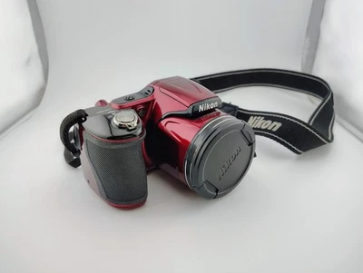 Nikon Coolpix L830 16 MP Digital Camera, 34x Zoom Lens, Full 1080p HD Video, Red - Image 1 of 4