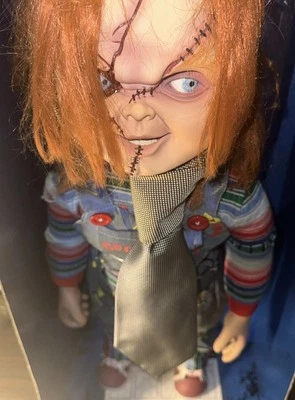 Ralph Lauren POLO Men's Neck Tie 100% metallic  grey DOT black  GEOMETRIC blue - Image 1 of 4