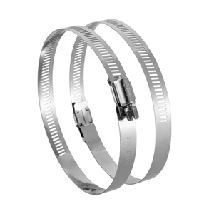 Marine Grade 316 Edelstahl Schlauchschellen 5 Zoll, verstellbare Schneckengetriebe Scr... - Bild 1 von 1