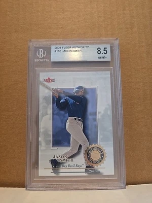 2001 Fleer Authority #110 Jason Smith Beckett BGS 8.5 NM-MT  - Image 1 of 3