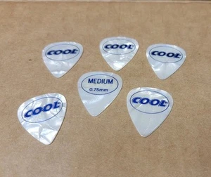 Lote de 6 selecciones geniales de 0,75 mm de celda media estándar de guitarra nitrocelulosa - Imagen 1 de 7