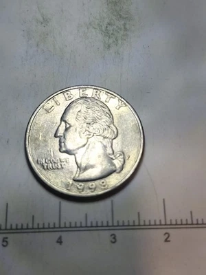 1998 P Washington Quarter DDO. Doubling "In God We Trust" Very Noticeable #1 - Image 1 of 4