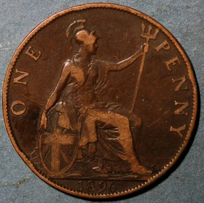 Great Britain Penny 1896 Victoria KM# 790 - Image 1 of 2