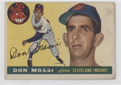 Topps Don Mossi 1955 #85 novato radiocontrol Foto 1 de 2