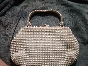 Vintage Hand Bag White True Vintage Excellent Condition Like New - Picture 1 of 7