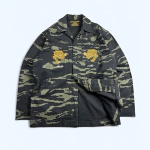 Maharishi SS17 Tour Africa Camo Embriodery Shirt size L - Picture 1 of 13