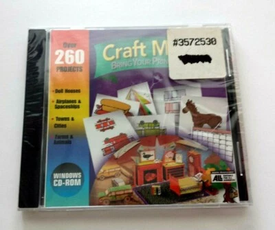 CRAFT MASTER BRING YOUR PRINTER TO LIFE OVER 260 PROJECTS~ NEW FACTORY SEALED CD - Image 1 of 4