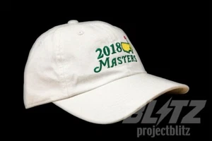 Masters Augusta National Golf Course 2018 sombrero blanco de 6 paneles - Imagen 1 de 1