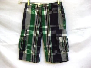 Gap Shorts~PLAID CARGO WITH ADJUSTABLE WAIST~Boy's 12 Regular~NEW W/TAG~FABULOUS - Picture 1 of 5
