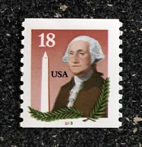 1985USA #2149 18c George Washington & Monument Coil (#3333) PNC Single  mint - Picture 1 of 1