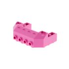 1x LEGO Railway Front 4x6 Dark Pink Angled Stone Train Lace 6056386 87619