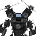 Large TV Man Cameraman from Toilet Movie Roles Building Blocks Toys Set Kids Toy