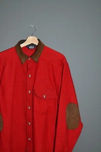Woolrich 1970s Wool Shirt L-XL Made in USA - Picture 1 of 8