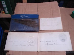 1962 CADILLAC OWNERS MANUAL SET ORIGINAL GLOVEBOX BOOKS RARE - Bild 1 von 3
