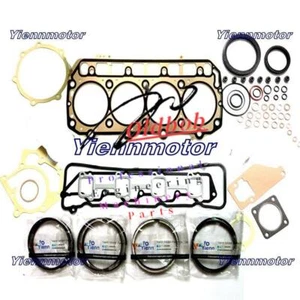 4TNE98 Piston Ring Set Full Overhaul Gasket Kit For Yanmar John Deere JD80 244H - Foto 1 di 4