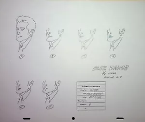 Pole Position 1984 Producción Original Dibujado a Mano ALEX Personaje Modelo DiC - Imagen 1 de 4