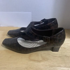 Easy Street Women's Samantha Mary Jane Pumps Brown 8.5Medium - Picture 1 of 7