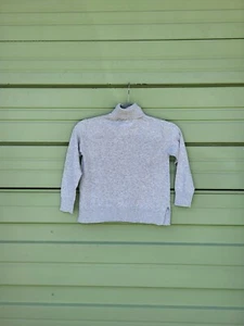 New ZARA GIRL GRAY HIGH NECK SWEATER LONG SLEEVE 7 years basic #7366 - Picture 1 of 12