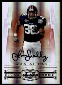2007 Donruss Threads Jason Snelling Rookie Auto 062/999 Atlanta Falcons #229 - Picture 1 of 2