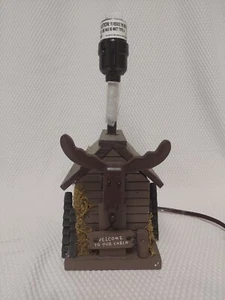 Cabin Decor Brown Lamp Moose New No Shade 12" tall - Picture 1 of 7
