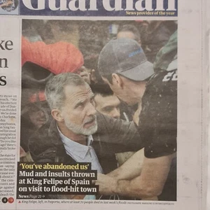 The Guardian 4th November 2024 4/11/24 King Felipe Of Spain & Paddington In Peru - Picture 1 of 8